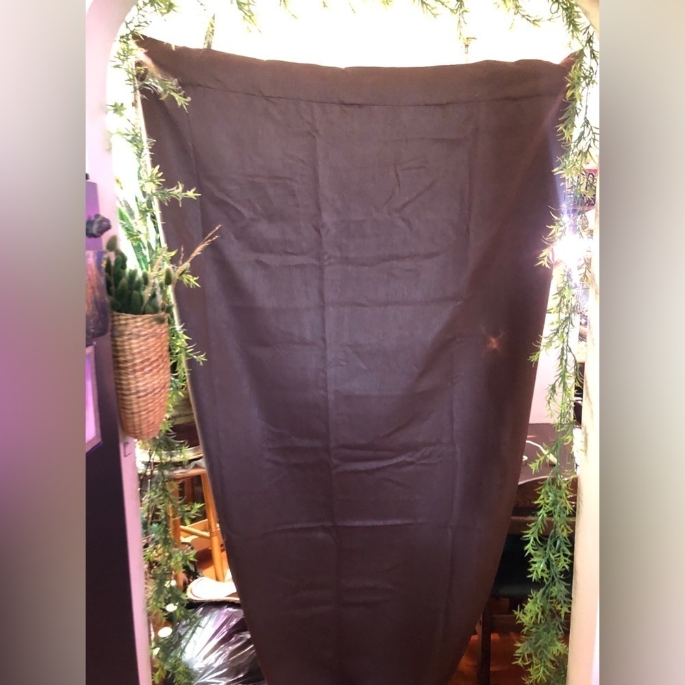 - Brown Black out Curtains. 4 Panels with 2 Free Tie Backs